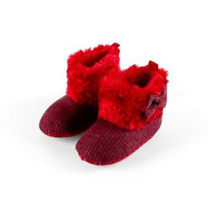 faux fur winter boots for little girls