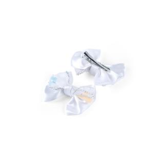 Girls French Bow Hair clip Set with Mesh & Lace