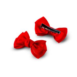 Girl's Elegant Lace Satin Bow Hair Clip