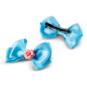 Girl's Bow Hair Clips Floral Design
