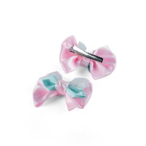 Girl's Dual-Tone Bow Hair Clip
