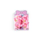 Girl's Bright Pearl Embellished Bow Hair Clip